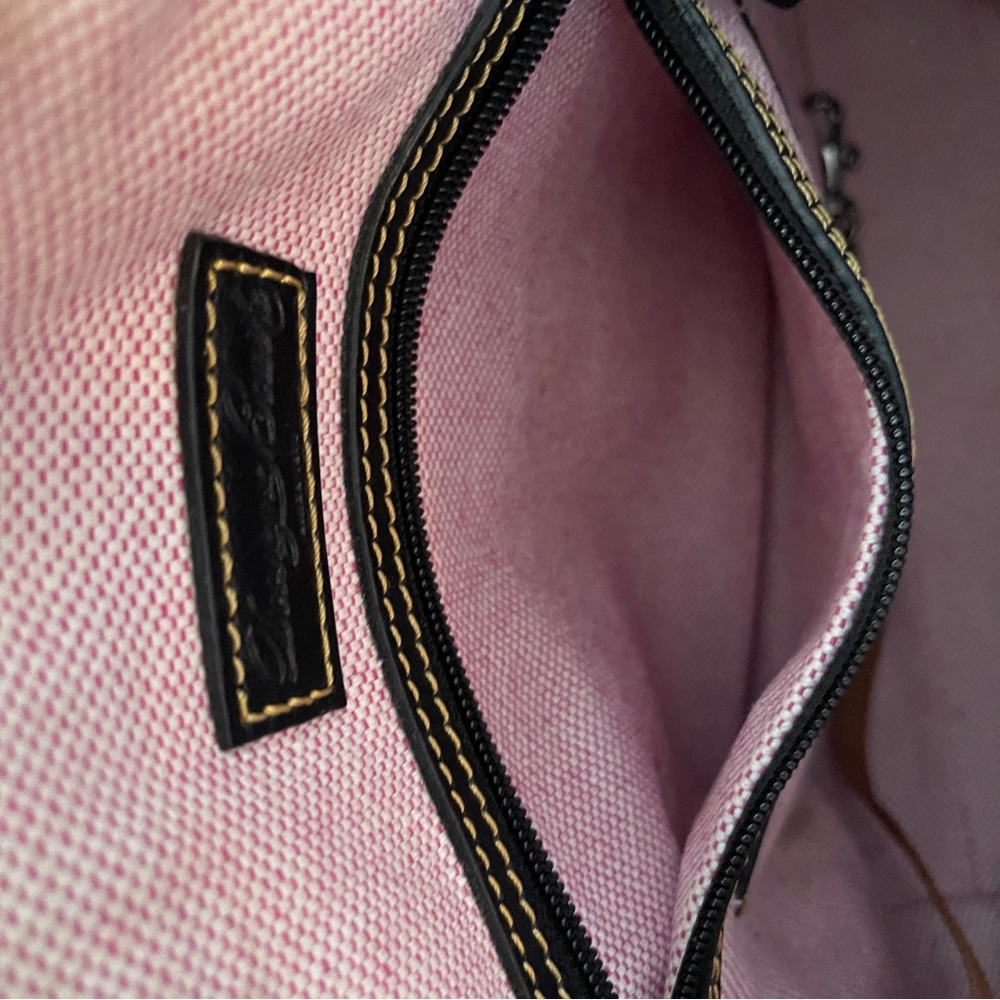 Dooney & Bourke Pebbled Florentine Leather Satchel Bag Crossbody (Like New!) - Picture 7 of 10